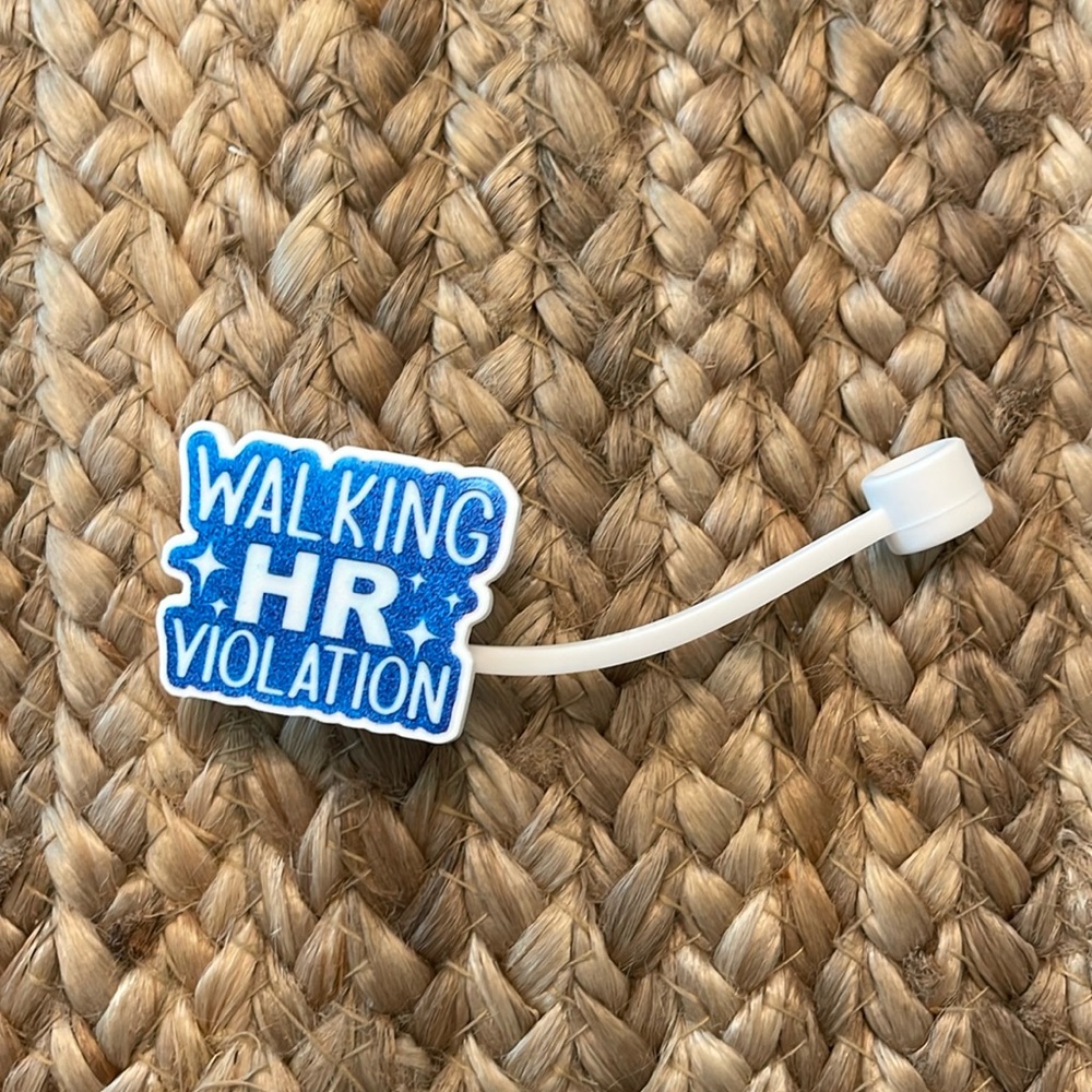 Funny, medical, work Stanley cup/tumbler straw topper or straw cover